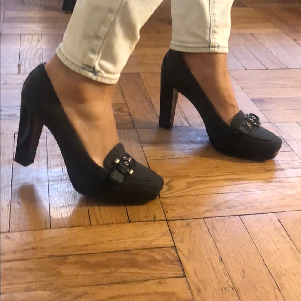 Stuart Weitzman Wool Upper Heels - image 2